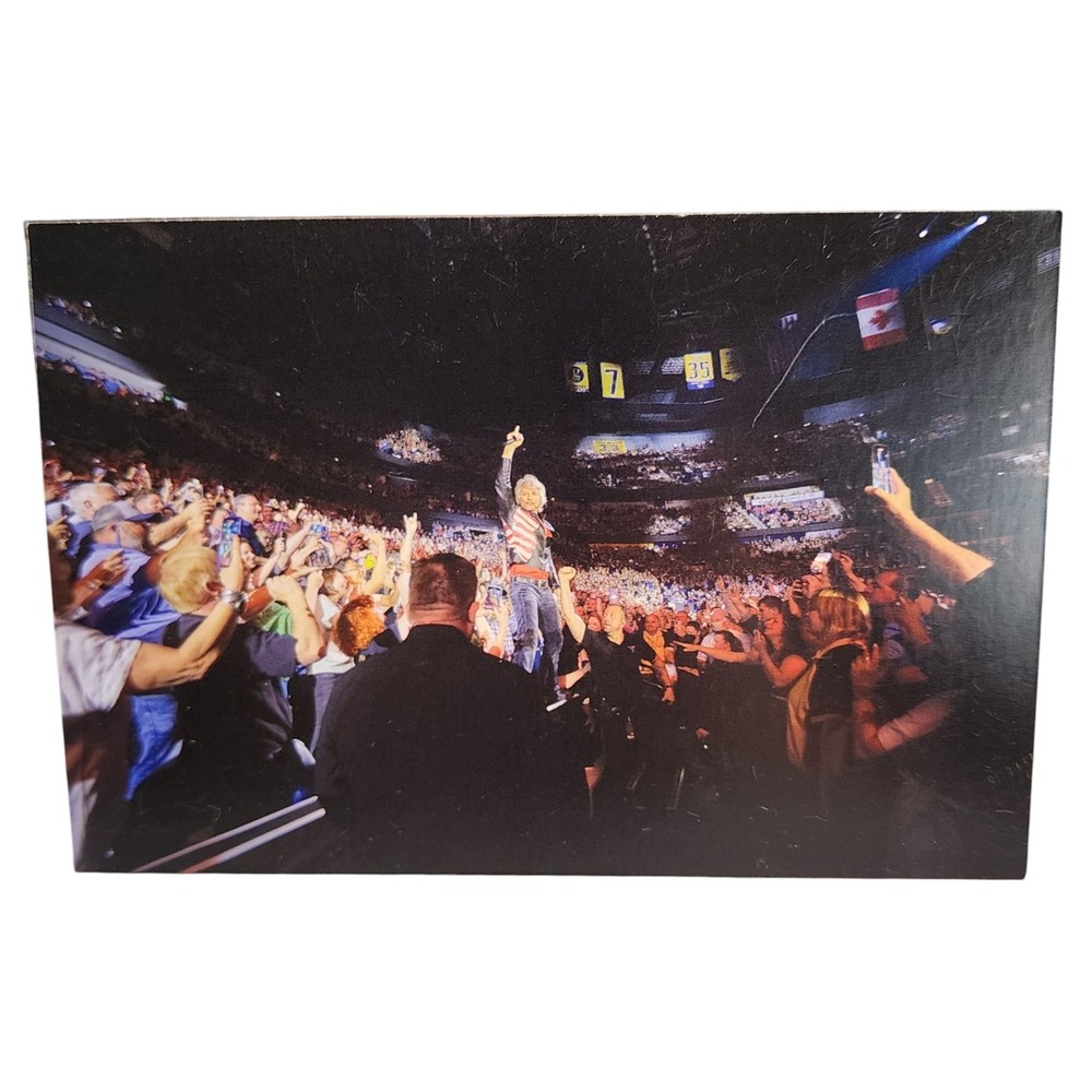 Jon Bon Jovi Signed Concert Photo Inscribed May The Sun Always Shine on You 4x6